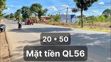 [ĐẤT CHÂU ĐỨC], Bán 20m mặt tiền đường QL56 - kế UBND xã Bàu Chinh. SHR