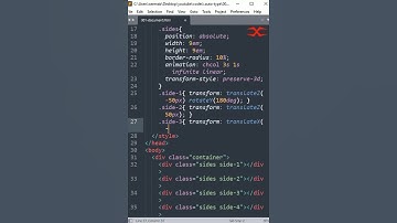 Cube | HTML CSS
