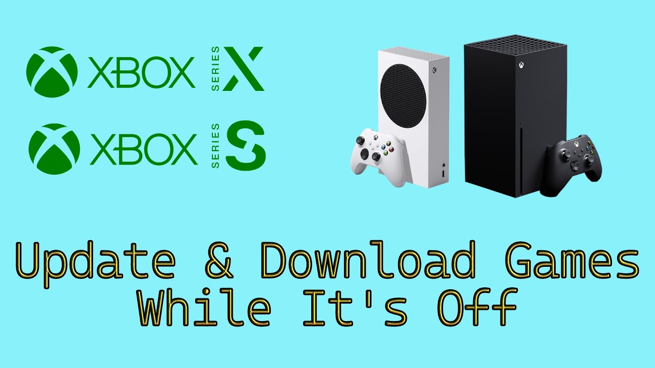 How To Download Games While The Xbox Series X