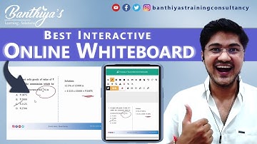 Best Interactive Whiteboard for Online Teaching | Whiteboard.fi Tutorial | Hindi