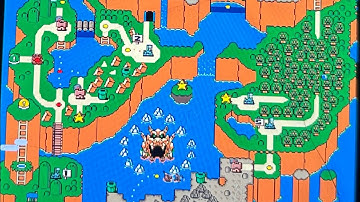 Map super Mario world part 5 #minecraft #marioart #music #mariobros #pixelart #supermarioworld