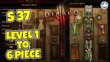 Diablo 3 Season 37 Full Playthrough - Level 1 to 70 and 6 piece