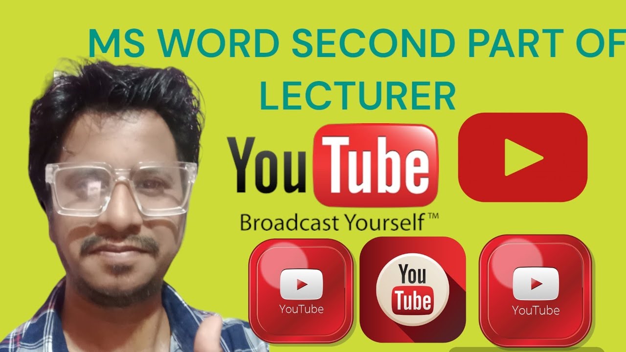 MS WORD SECOND LECTURER PART OF LESSON - YouTube