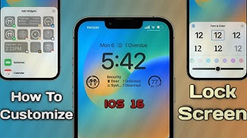 How To Customize Lock Screen On iOS 16 [2022]