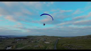 Paramotor chased by DJI AVATA