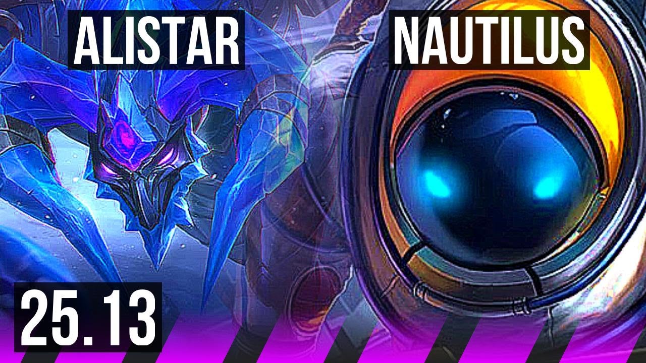 ALISTAR & Twitch vs NAUTILUS & Xayah (SUP) | 0/1/10, Rank 27 | NA Challenger | 25.13