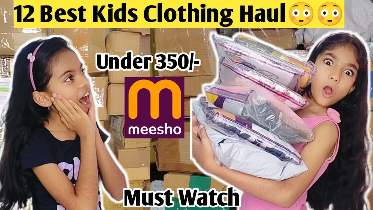Meesho 12 Best Kids Clothing Haul 😳😳 Party wear, Daily wear, Summer Wear