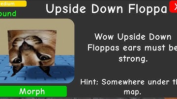 How To Get The “Upside Down Floppa” | Find The Floppa Morphs #roblox #floppa
