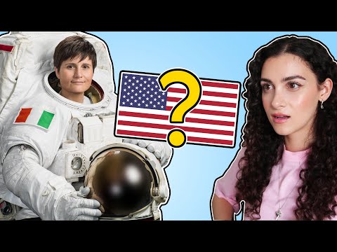 Canadian girl reacts to Samantha Cristoforetti's English.
