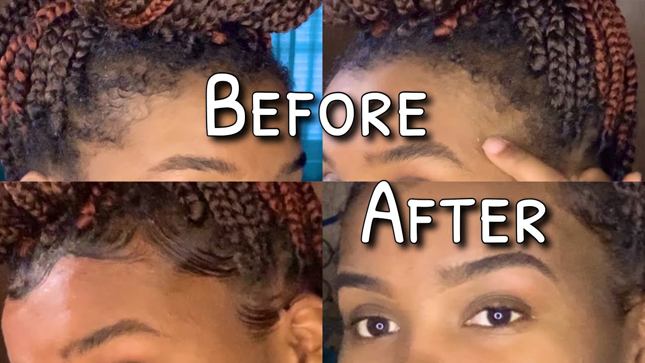 HOW TO LAY YOUR EDGES + EYEBROW ROUTINE FOR BEGINNERS Misha Vanique