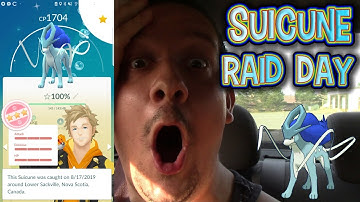 THE LUCKIEST RAID DAY IN POKEMON GO HISTORY!! Pokémon GO Suicune Raid Day!