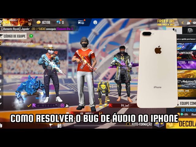 Bugou! Free Fire não está abrindo no iPhone