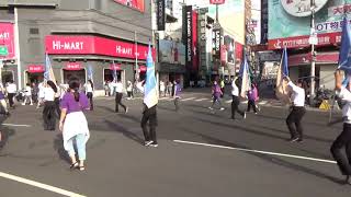 1070609-新竹市300城市大遊行-竹光國中樂旗隊-踩街08