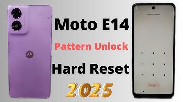 Motorola Moto E14  Hard Reset & Factory Reset via Recovery Mode