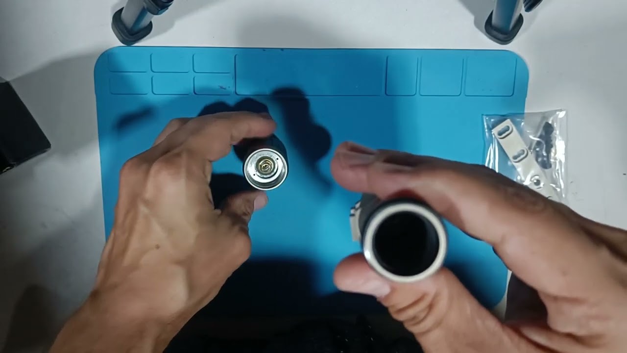 DIJIA OverWatch 18650 copia PLHV2 Modlite - Unboxing y primeras impresiones linterna