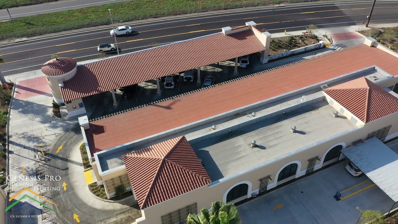 2 Piece Clay Tile Roof System Camarillo Car Wash YouTube