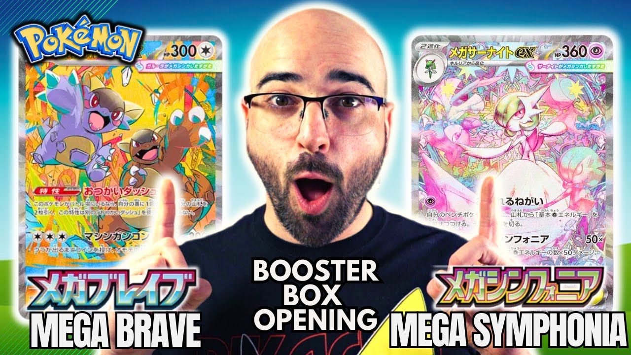 Mega Evolution Has Returned! Opening BRAND NEW Pokémon Cards from Mega Brave & Mega Symphonia!