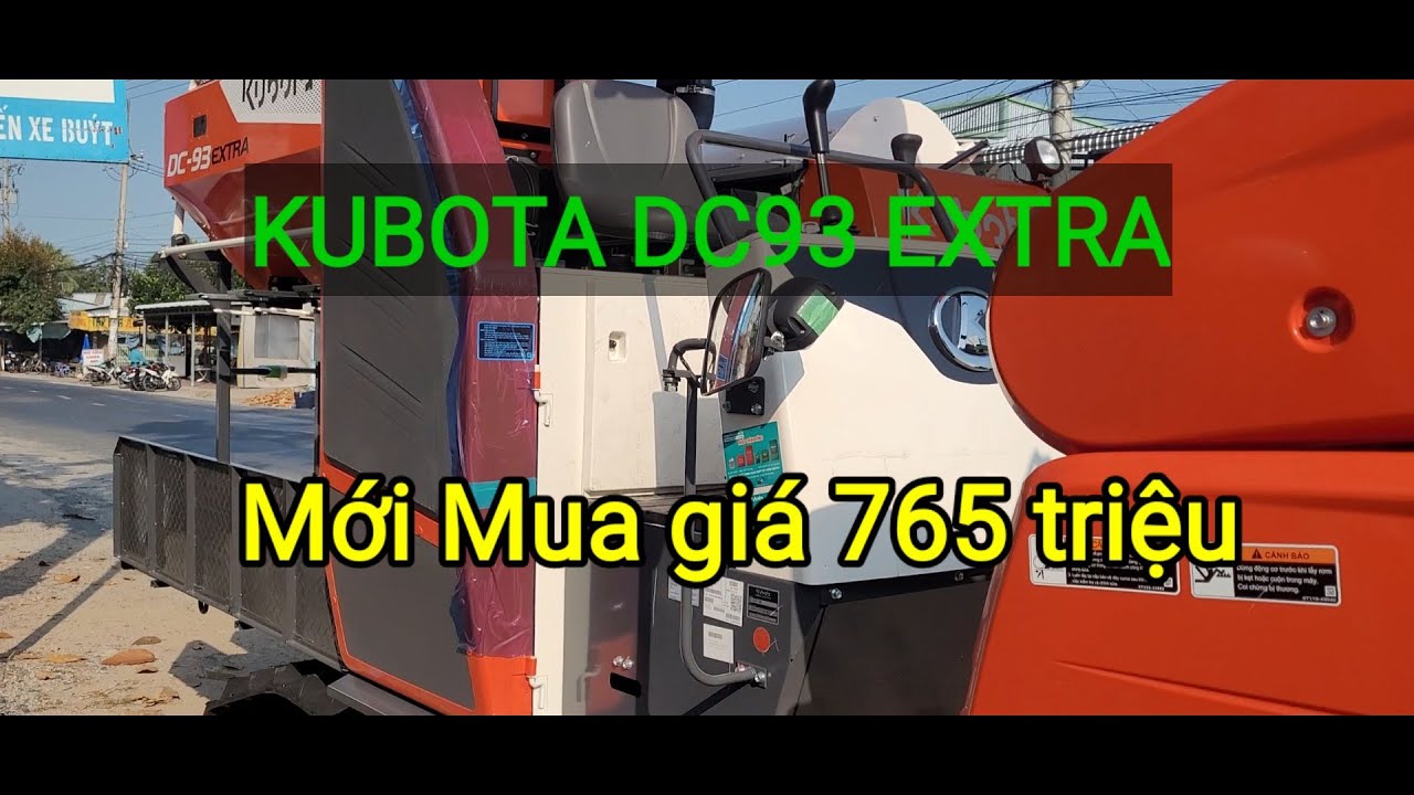 Máy cắt máy gặt kubota dc 93 extra  mới 100% giá 765 triệu | Nghiệp tổng hợp tv