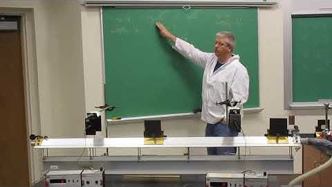1N30.30 Elastic Collision on Air Track with Same Mass