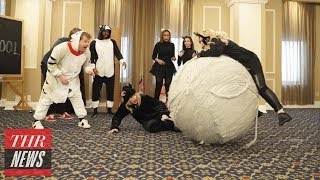 Taylor Swift, James Corden and Cast of Cats Head to Cat School | THR News