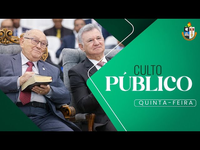 CULTO PÚBLICO | 12/03/2026 | TV AD BELÉM
