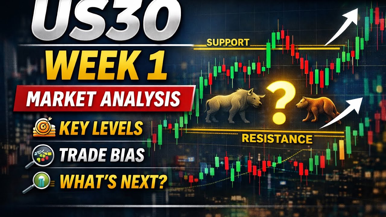 Market Analysis Week 1: US30 and GBP/USD Breakdown 