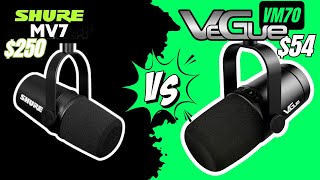 VeGue VM70 - A Shure MV7 Clone That Makes You Go - WOW!