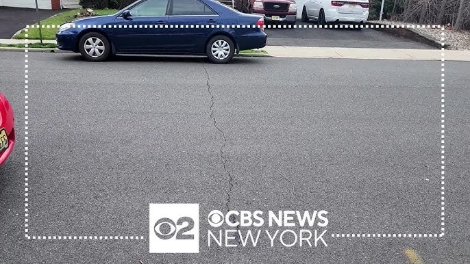 Earthquake Causes Road Cracks In Union New Jersey