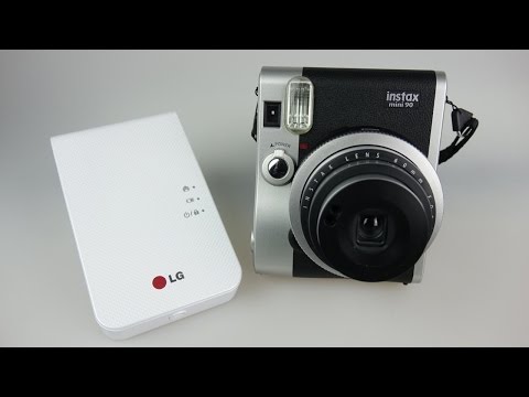 Instant Photo Shootout - Fujifilm Instax Mini 90 Camera & LG PD239 Zink Printer