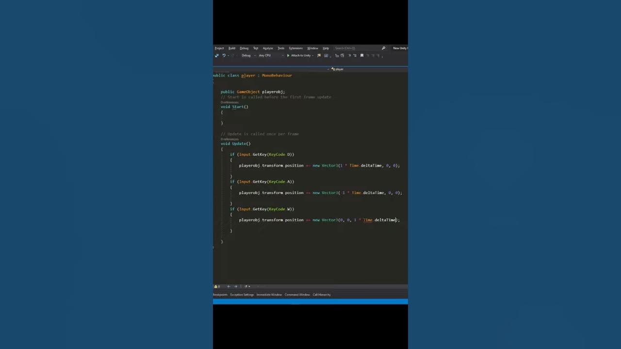 C# Shorts Moving forward! [GameWizards] - YouTube