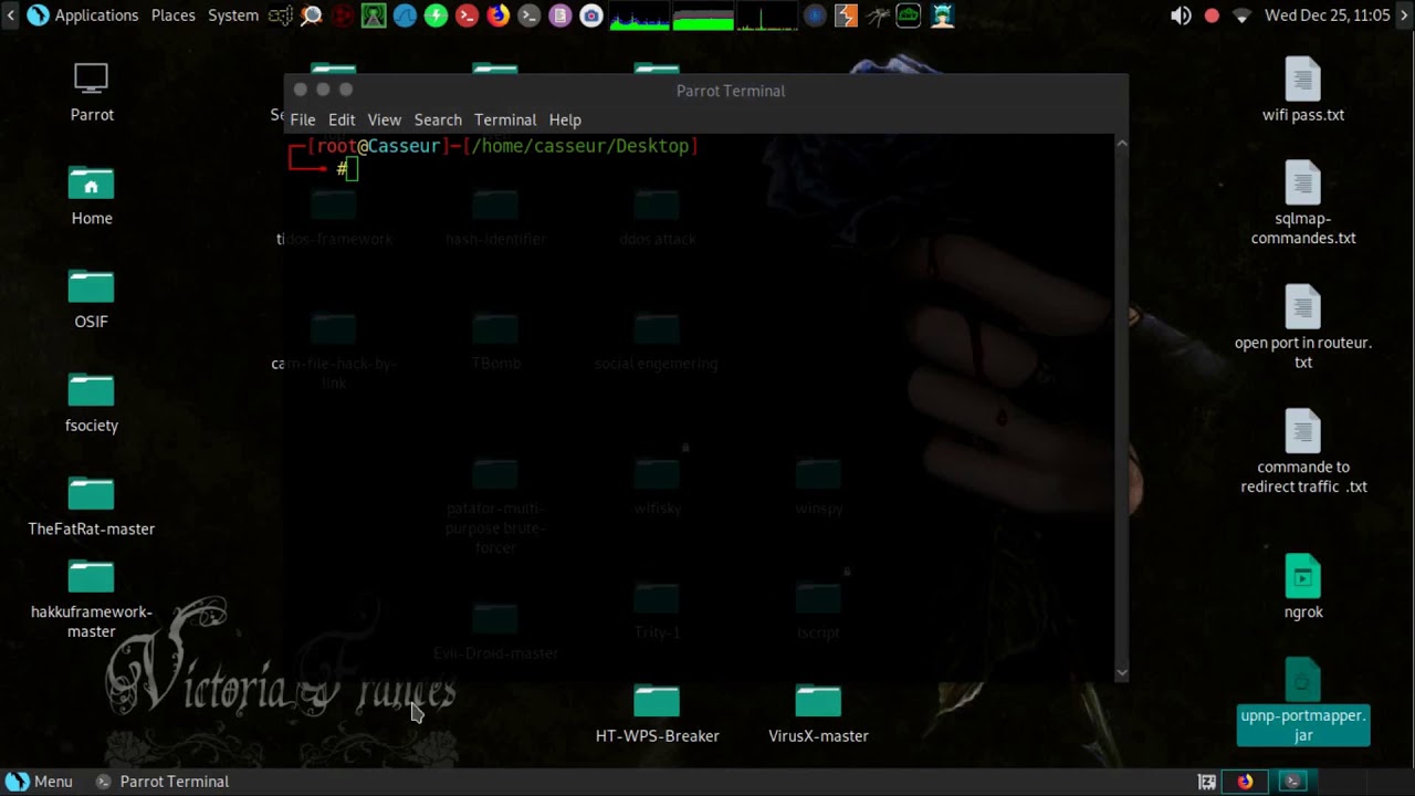 finaly open ports in parrot - YouTube