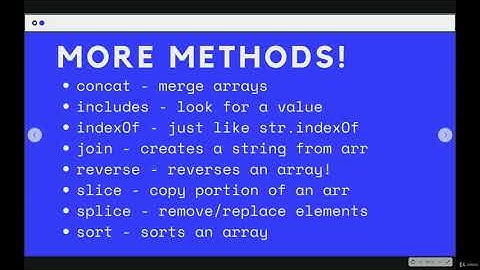 Capture Collections of Data with Arrays: Reverse and Join--The Modern JavaScript Bootcamp