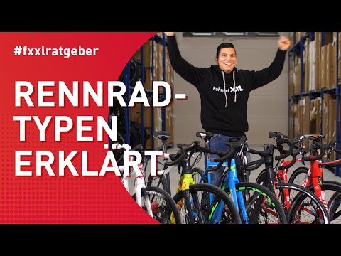 Rennradtypen (Race, Aero, Gravel, Cross, Touren, Damen) erklärt