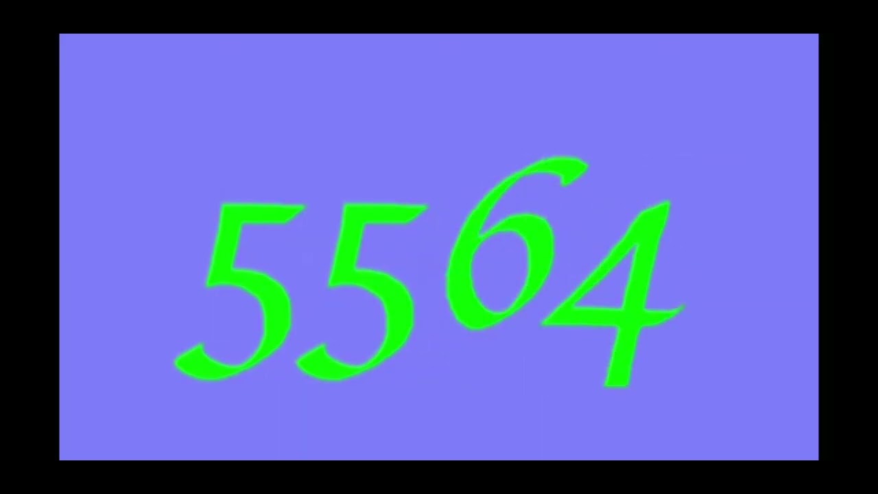 Challenge countdown from 9900 in 4x speed