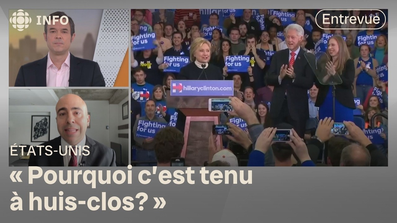 Affaire Epstein et témoignage d'Hillary Clinton : entrevue avec Rafael Jacob | D'abord l'info