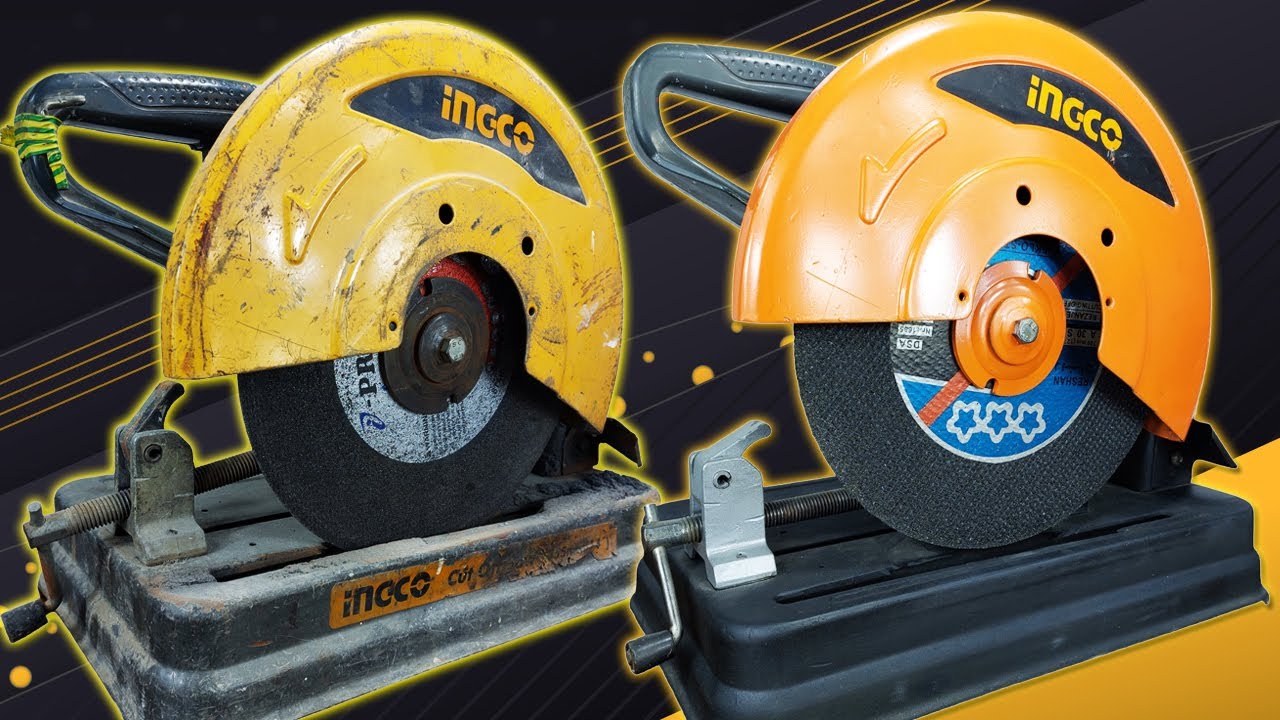 INGCO CUT OFF SAW ( FULL RESTORATION ) - YouTube