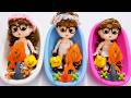 2 Minutes Satisfying with Full of 3 Rainbow BathTubs Candy with M&M's & Magic Slime Cutting Video