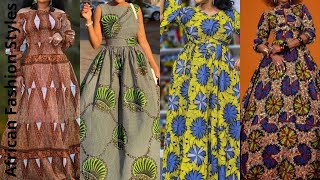 2021 New Ankara Maxi Dress ||Extremely Queenly and Stunning Ankara Maxi Dress Styles For Fine Ladies