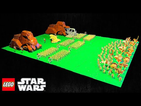 How I built a 32,000 piece LEGO 'The Battle of Naboo' MOC!