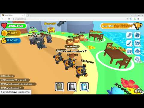 I am back to youtube. (Sword Master.io)