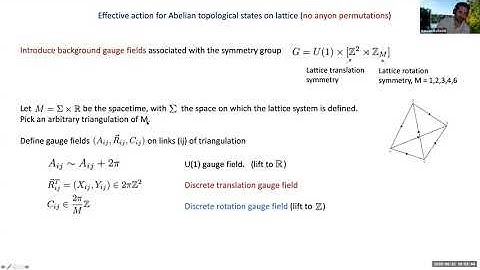Maissam Barkeshli: Crystalline gauge fields and quantized discrete geometric response theory