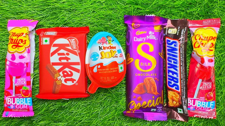 ASMR EATING CHOCOLATE LOLIPOP/Some lots of colourful yummy rainbow candy lolipop chocolate Unpack