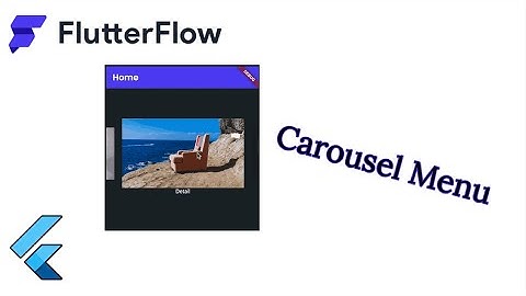 FlutterFlow: Carousel Menu