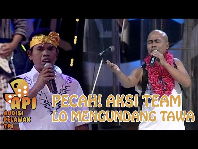 PECAH!! AKSI TEAM LO MENGOCOK PERUT | AUDISI PELAWAK TPI class=