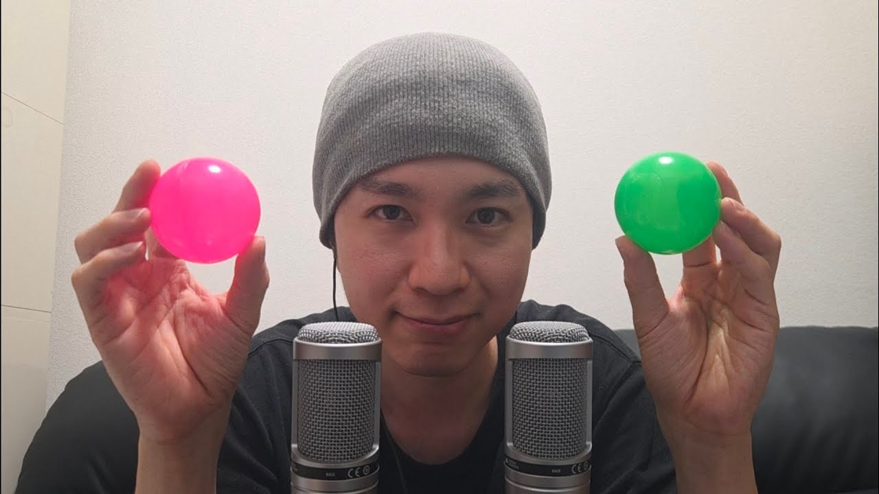 ASMR Rhythm Mouth sounds and Tapping リズミカルな口の音とタッピング🎵
