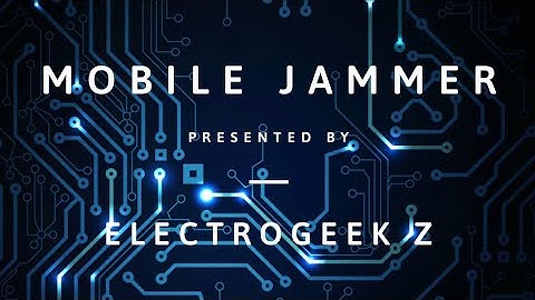 Mobile Jammer Circuit ! | Multisim