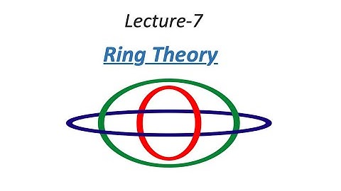LEC 7,Prime & Maximal IDEAL and Quotient Ring