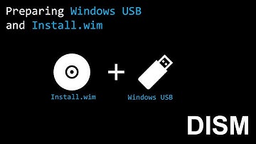 DISM: Preparing Windows USB and Install.wim