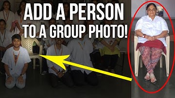 How To Add A Person To A Group Photo | Photoshop Tutorial