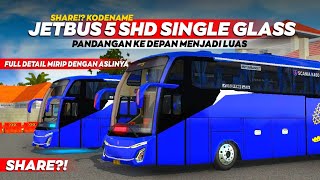 SHARE⁉️KODENAME JB5 SHD TRONTON SINGLE GLASS😋‼️FULL DETAIL MIRIP DENGAN ASLINYA 🥶🔥 || BUSSID V3.7.1